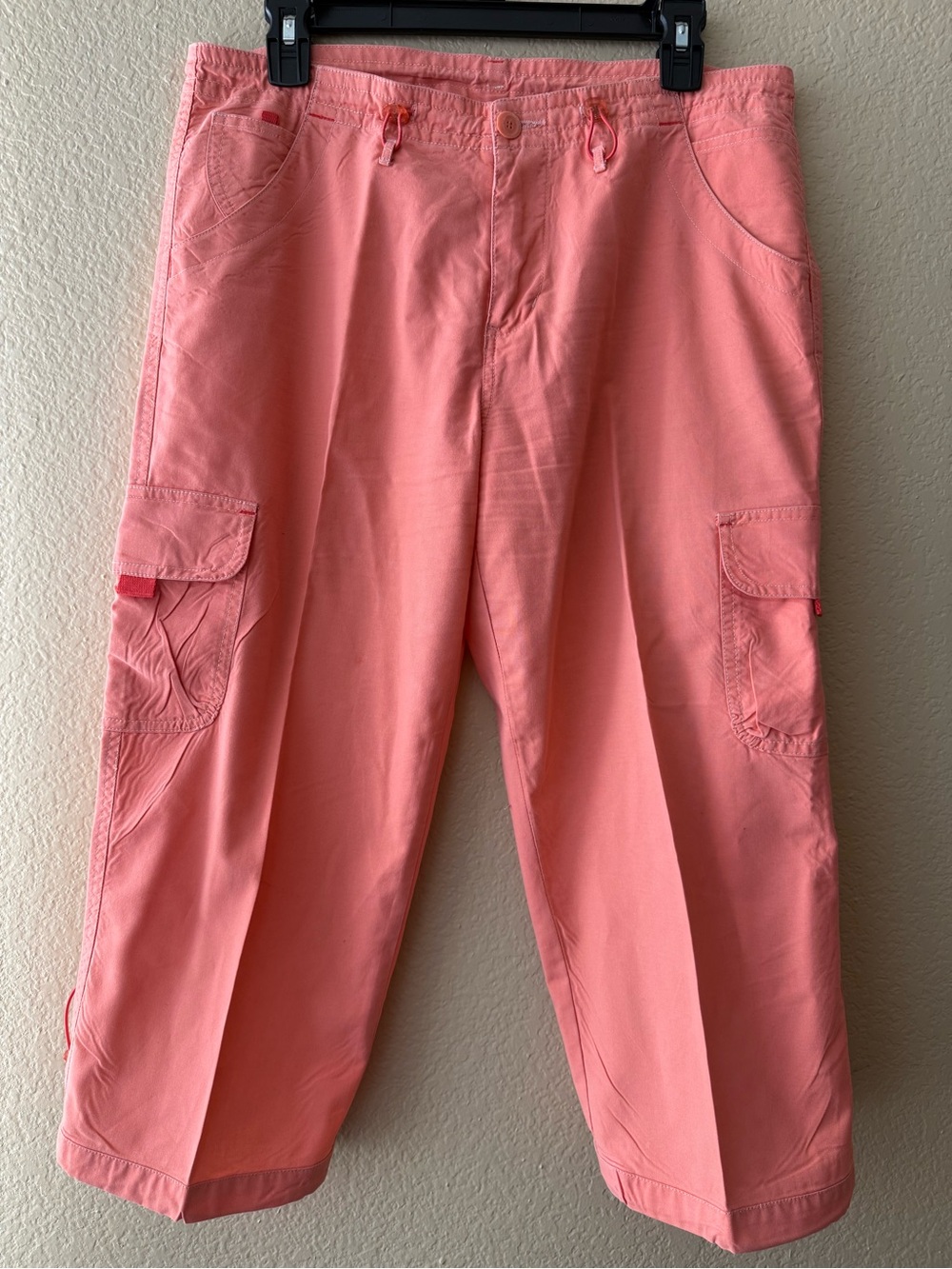 Y2K UNIONBAY Coral Cargo Cropped Pants
